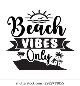 Beach svg design cut file