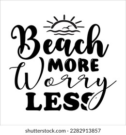 Beach svg design cut file