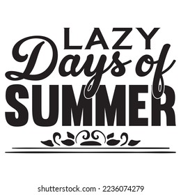 Beach SVG Design Vector File.