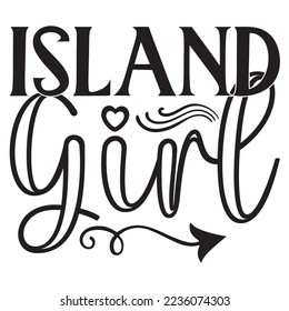Beach SVG Design Vector File.