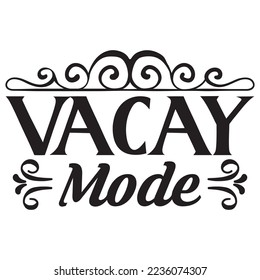 Beach SVG Design Vector File.