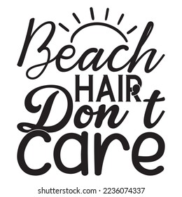 Beach SVG Design Vector File.
