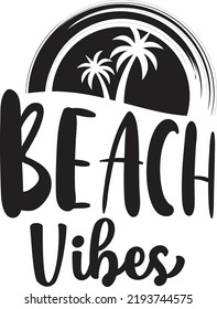 Beach SVG T Shirt Design svg