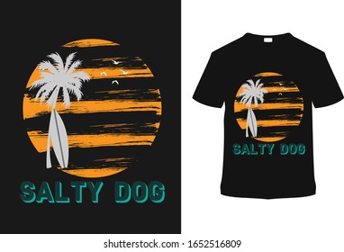 Beach t shirt design vector, vintage t shirt, template.
