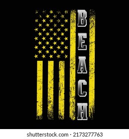 BEACH T SHIRT AND TYPOGRAPHY DESIGN
