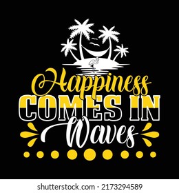 BEACH T SHIRT AND TYPOGRAPHY DESIGN