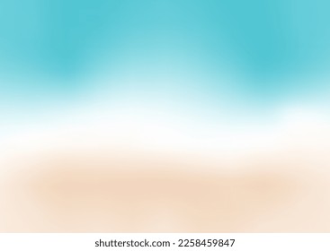 Beach themed abstract blur background design
