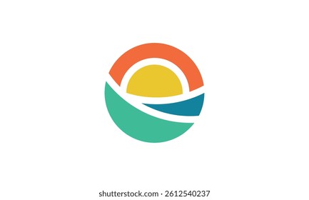 a beach themed graphic image, on a white background. vector graphic base.