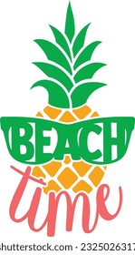 Beach Time - Summer Pineapple