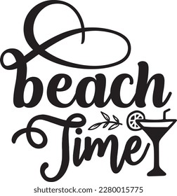 Beach Time svg , summer design, summer Svg design svg