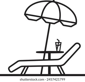 Beach Tours and travel icon. Travel and tour icons set. Tourism vector icon