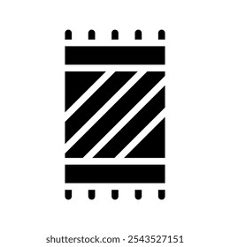 Beach Towel Icon Vector Symbol Design Illustration