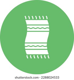 Icono vector toalla de playa. Se puede usar para imprimir, móviles y aplicaciones web.