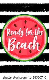 Beach towels design template. Vector Illustration EPS10
