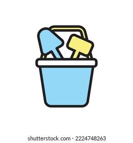 Beach Toy Icon Vector Illustration
