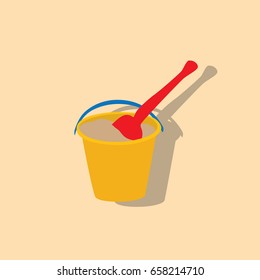 Beach toys icon, vector illustration design. Summer objects collection.