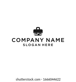 beach travel logo icon design vector
