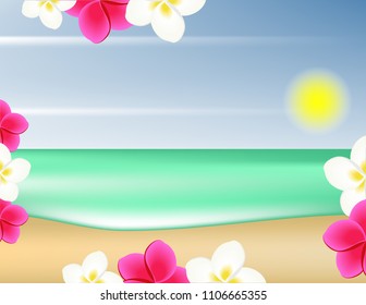 Beach tropical plants