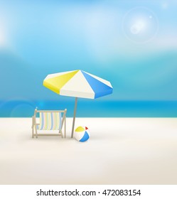 Beach and tropical sea