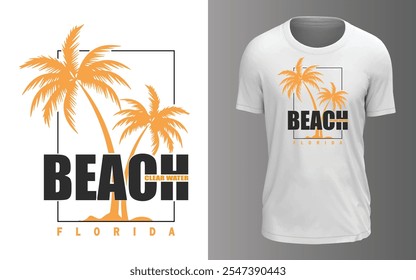 Beach T-Shirt Design | Summer Vibes T-Shirt Design | Travel T-Shirt Design Free Download