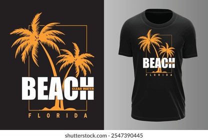 Beach T-Shirt Design | Summer Vibes T-Shirt Design | Summer T-Shirt Design Free Download