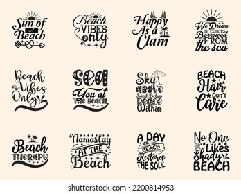  Beach t-shirt design vector file