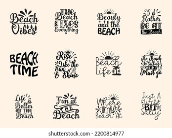  Beach t-shirt design vector file