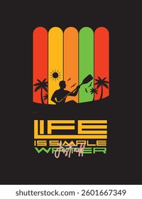beach t-shirt design vector file