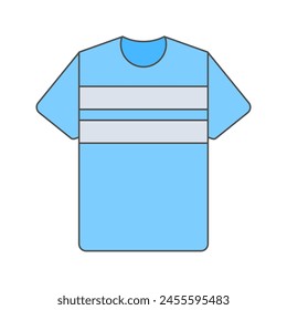 Beach T-shirt Illustration on white background