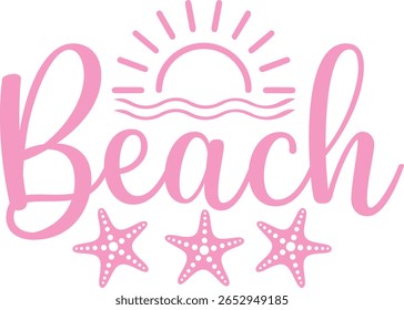 Praia tipografia clip art design em branco liso fundo isolado transparente para cartão, camisa, capuz, moletom, vestuário, etiqueta, caneca, ícone, cartaz ou distintivo