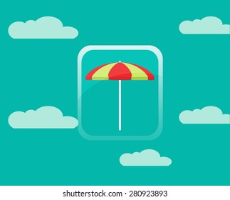 beach umbrella