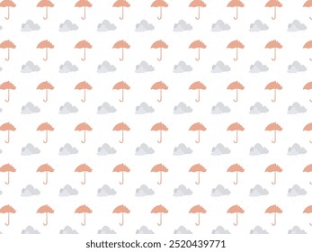 Diseño de patrón de tela de paraguas de playa