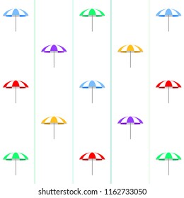 Beach umbrella holiday vector background