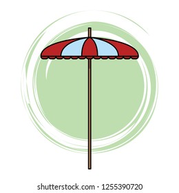 beach umbrella icon