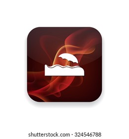 beach umbrella icon