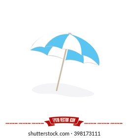 beach umbrella icon