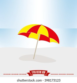 beach umbrella icon