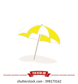 beach umbrella icon