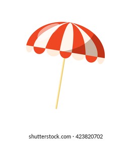 Beach umbrella icon
