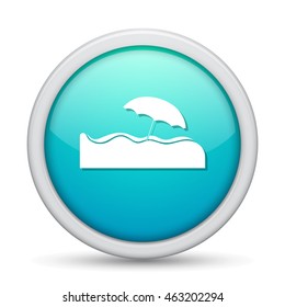 beach umbrella icon