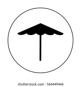 beach umbrella icon