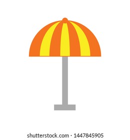 beach umbrella icon. Logo element illustration. beach umbrella design. colored collection. beach umbrella concept. Can be used in web and mobile