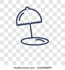 Beach umbrella icon. Trendy Beach umbrella logo concept on transparent background from Summer collection
