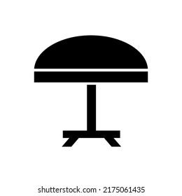 beach umbrella icon vector illustration logo template for many purpose. Isolated on white background.