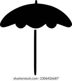 beach umbrella icon. vector isolate icon for web and Mobile on white background.
