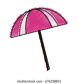 Beach umbrella isolated