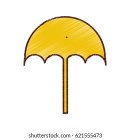 beach umbrella isolated icon