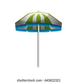 beach umbrella isolated icon