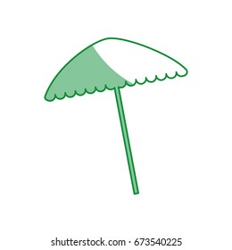 beach umbrella isolated icon