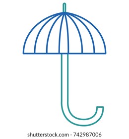 beach umbrella isolated icon